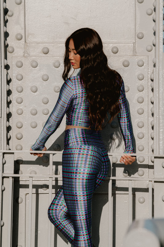 SHINY PIXEL LEGGINGS