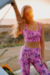 TOP CROPPED SHINY TIE DYE ALGODÃO DOCE