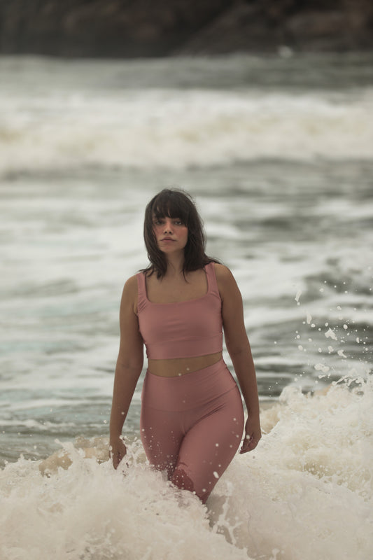 LYCRA BALLET CROPPED TOP