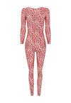 SHINY PHOENIX FLOWERS OFF WHITE OVERALL