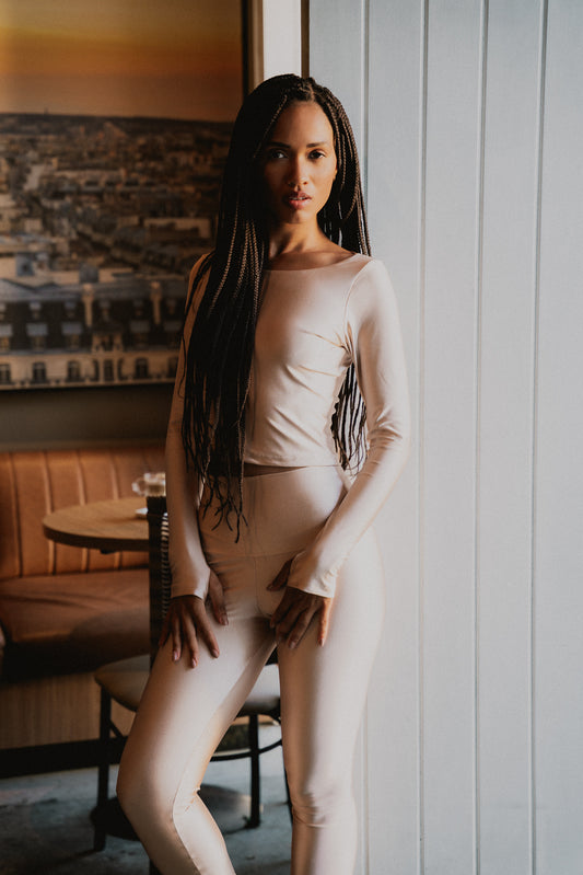 SHINY PEARL LEGGINGS