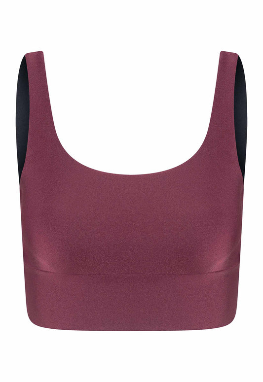 MALBEC LYCRA CROPPED TOP
