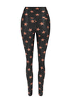 LEGGING LYCRA BLACK STARS BRONZE