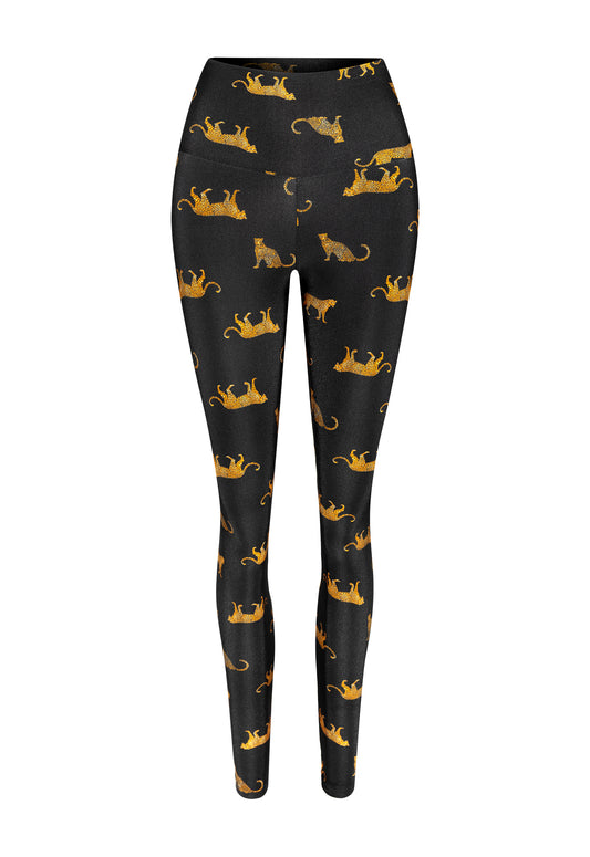 LYCRA LEGGINGS JAGUAR BLACK
