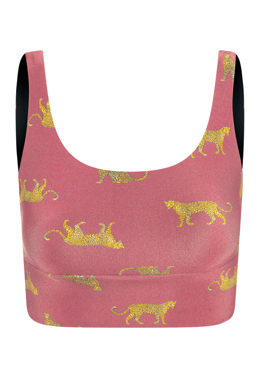 JAGUAR TERRACOTTA CROPPED TOP