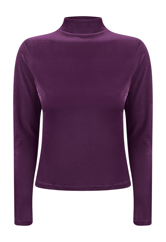 CACHARREL CARBENET VELVET BLOUSE