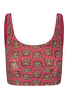 TOP CROPPED SHINY PODER DA SELVA TANGERINE