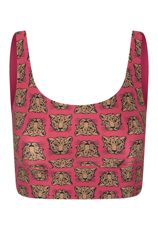TOP CROPPED SHINY PODER DA SELVA TANGERINE