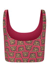 TOP CROPPED SHINY PODER DA SELVA TANGERINE
