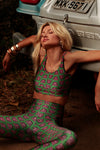 TOP CROPPED SHINY PODER DA SELVA FASHION PINK