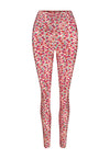 LEGGINGS SHINY FLOWERS OFF WHITE