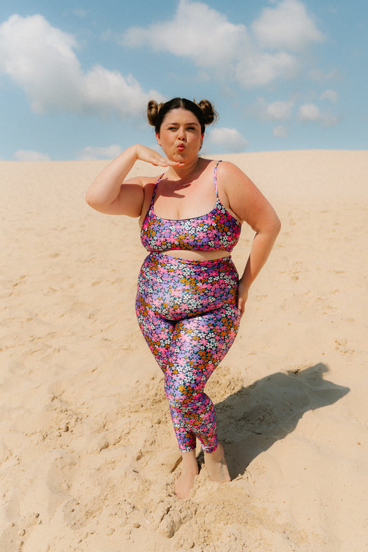 SHINY LIBERTY BLOOM LEGGINGS