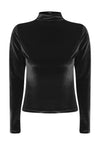 BLUSA CACHARREL VELUDO BLACK