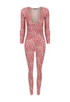 SHINY PHOENIX FLOWERS OFF WHITE OVERALL