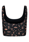 TOP CROPPED SHINY BRUXONA NOIR